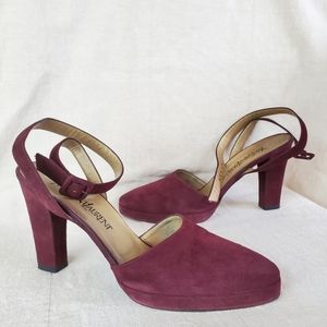Yves Saint Laurent Vintage Maroon High Heels 7.5